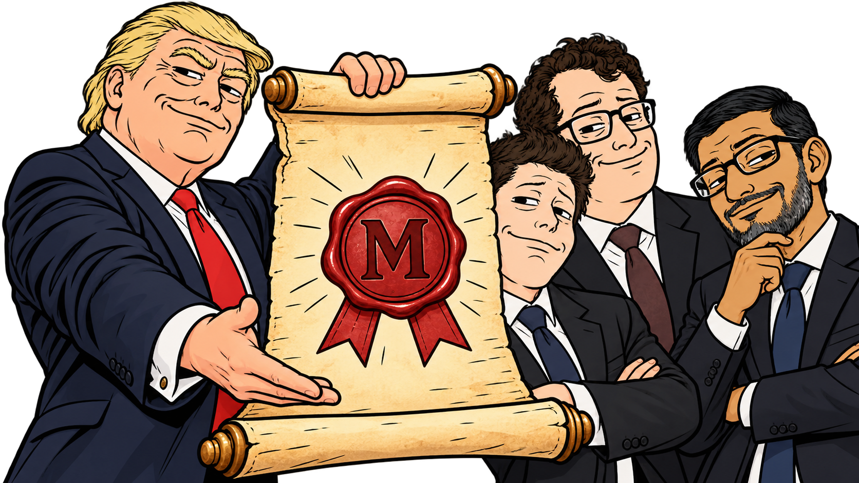 Satirical charter presentation